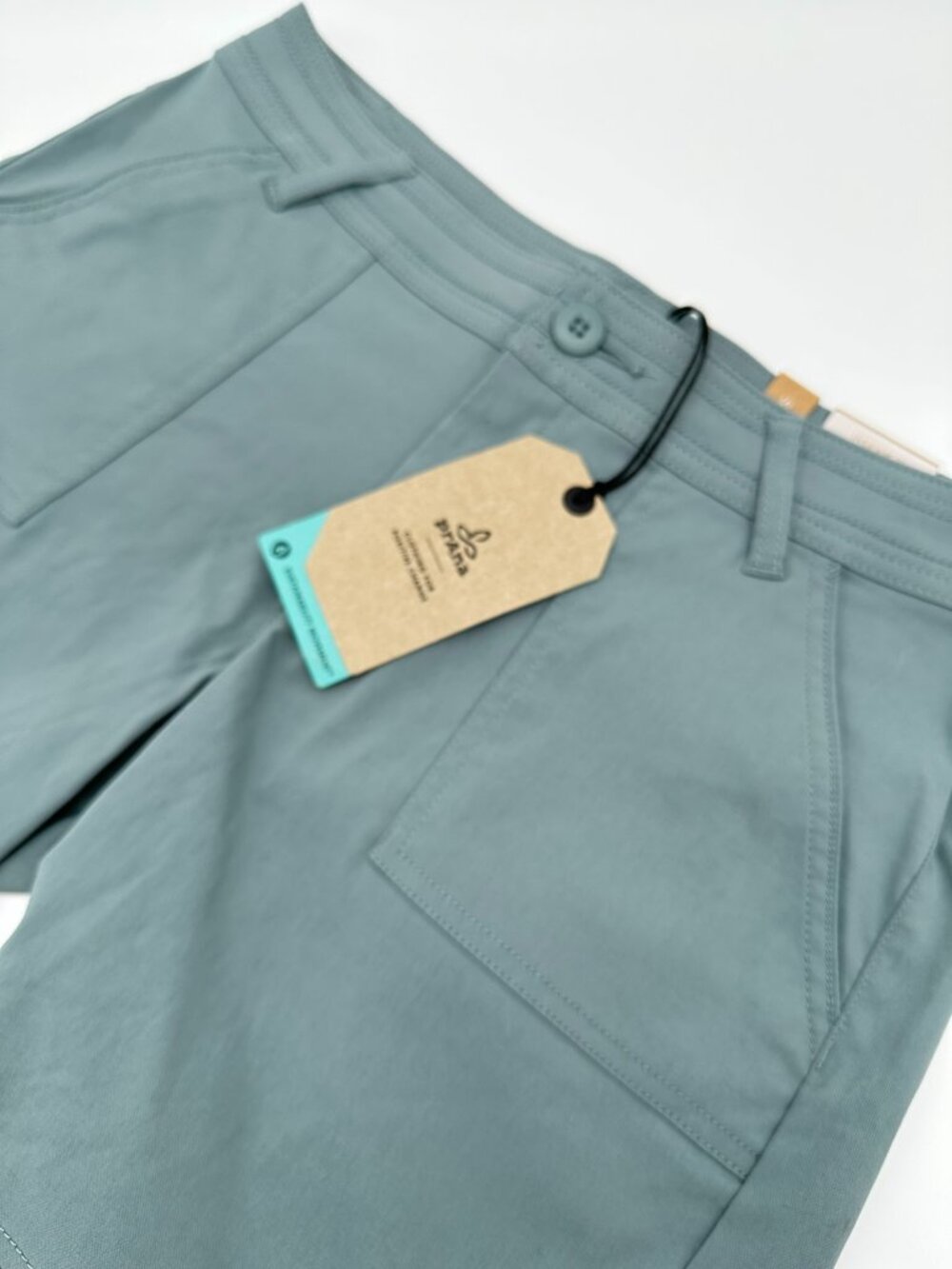 prAna Women's Olivia 7"‎ Inseam Stretch Zion Hiking Short, Size 8, Smoky Blue